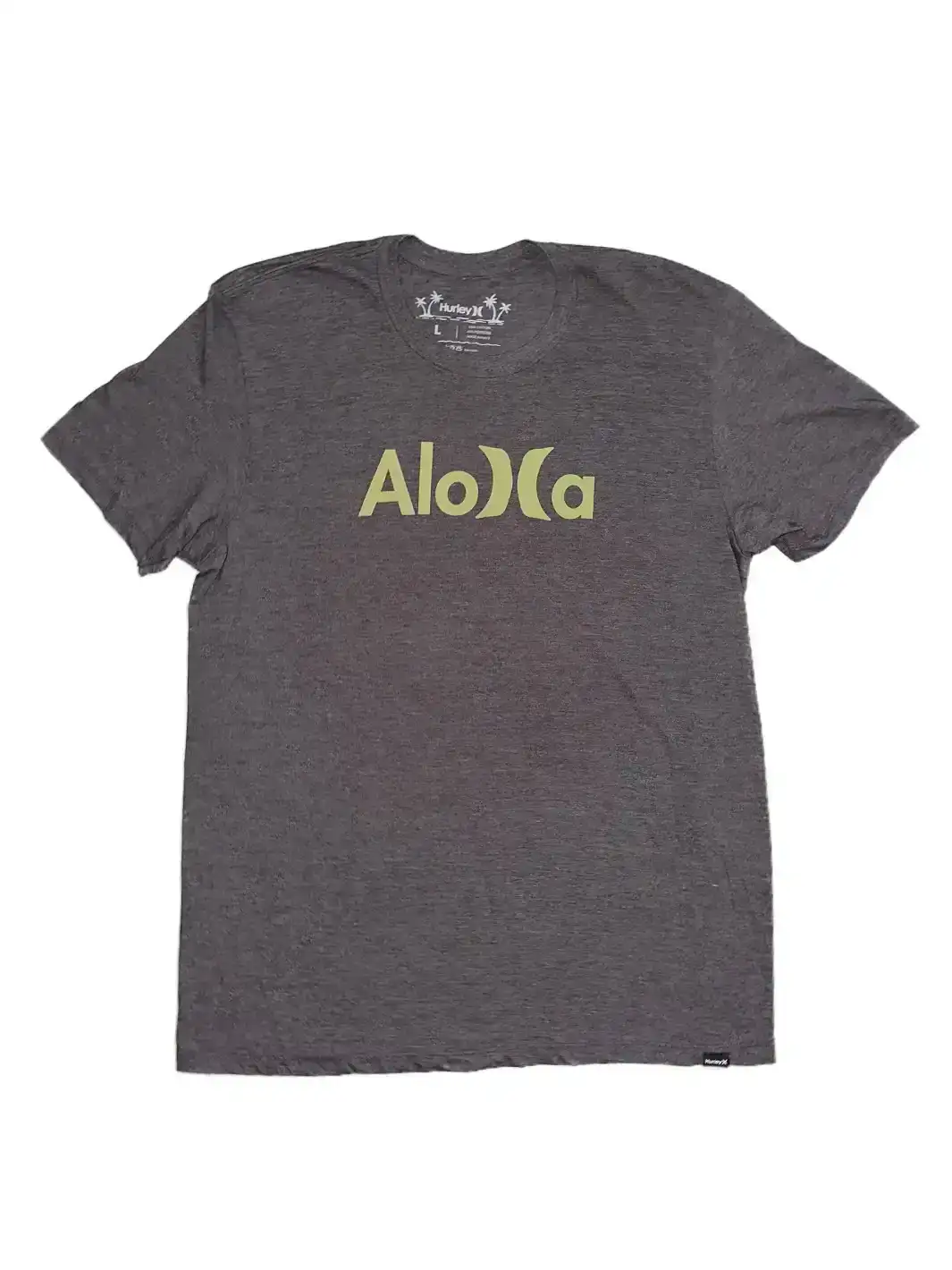 HURLEY EVD ALOHA TEE - GRAY