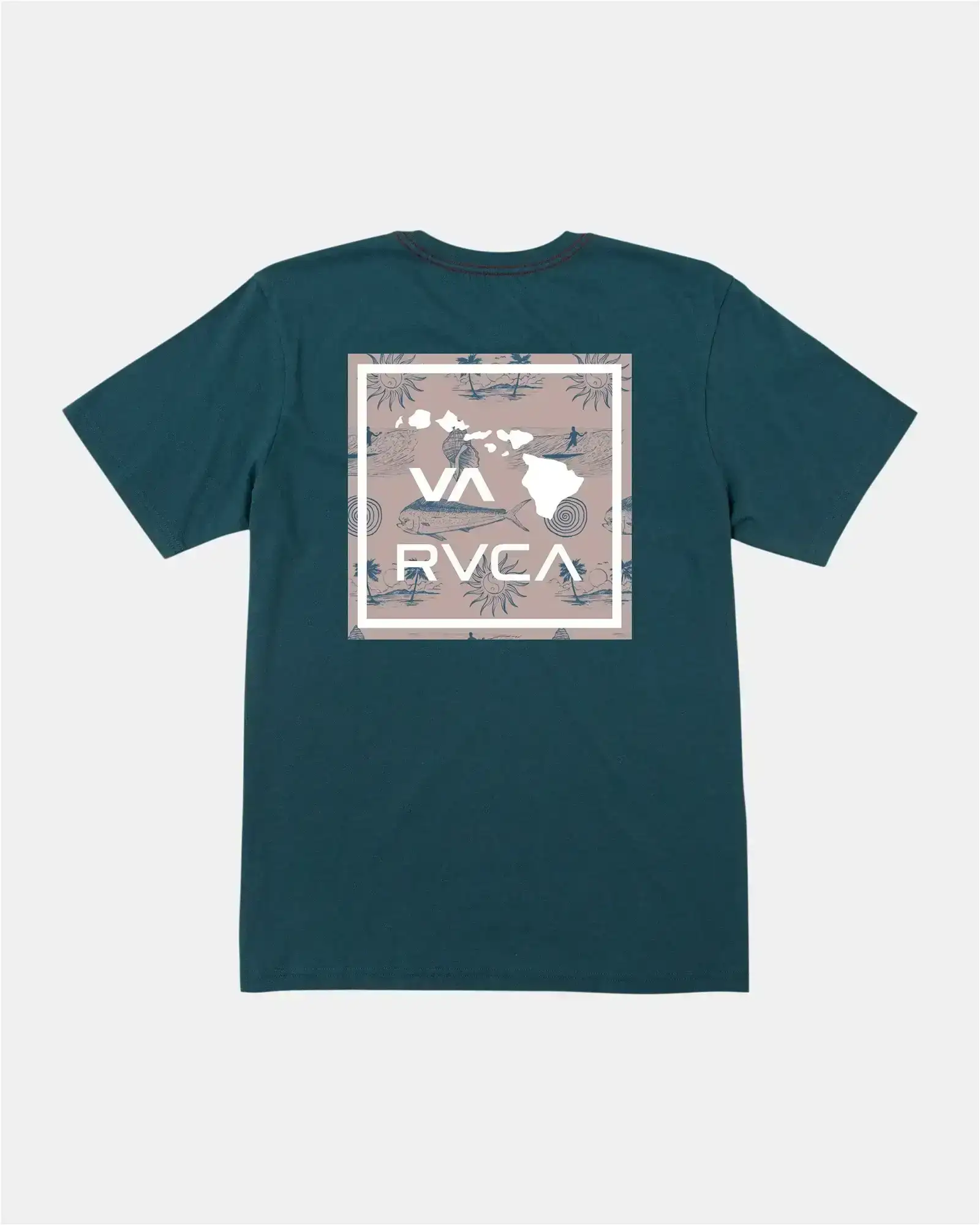 RVCA HAWAII VA ALL THE WAY - DUCK BLUE