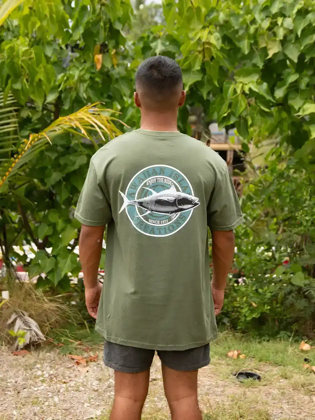 HIC ENJOY THE AHI TEE - GREEN