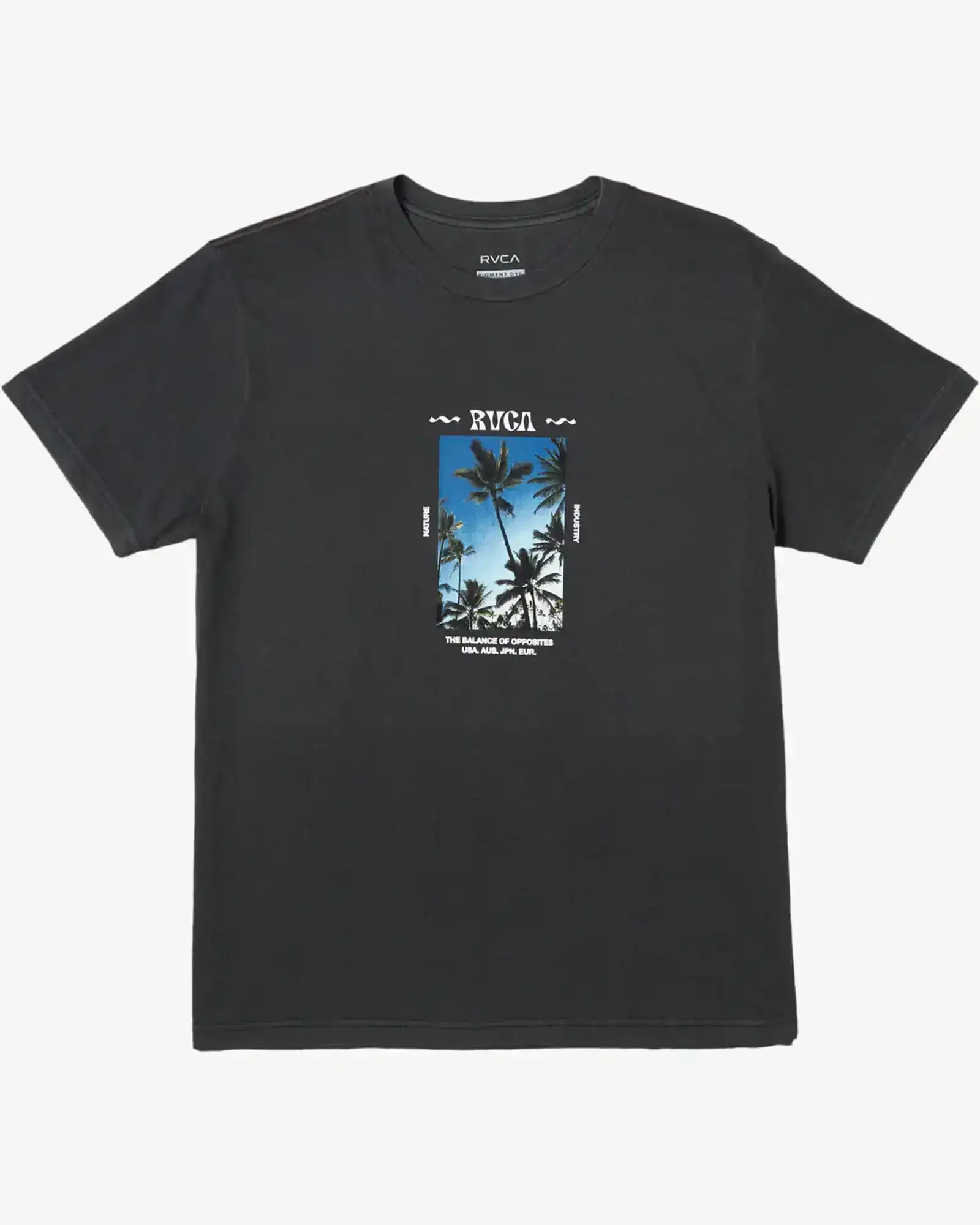 RVCA TRADEWINDS TEE - BLACK