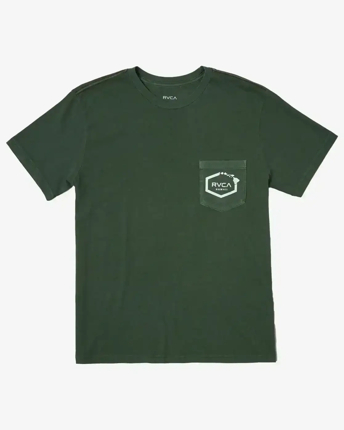 RVCA ISLAND HEX TEE - GREEN