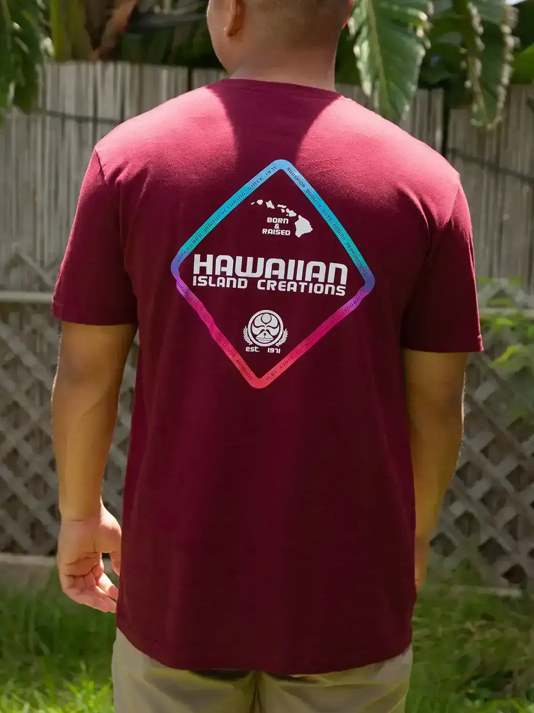 HIC SUPERIOR SURF TEE - MAROON