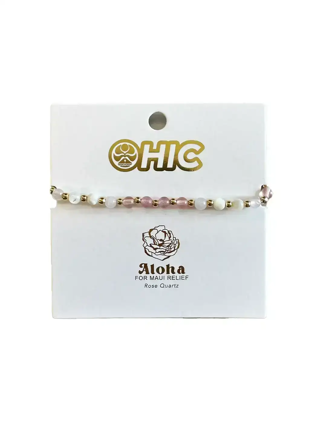 LOTUS & LUNA X HIC 4MM MAUI HEALING BRACELET