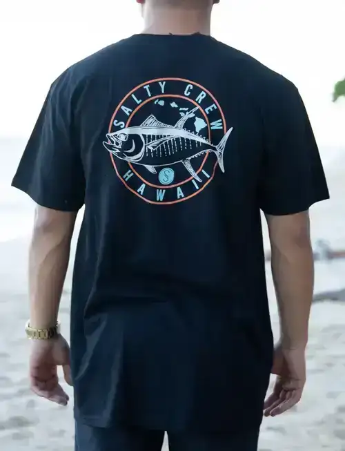 Salty Crew Ahi Island Tee -Black