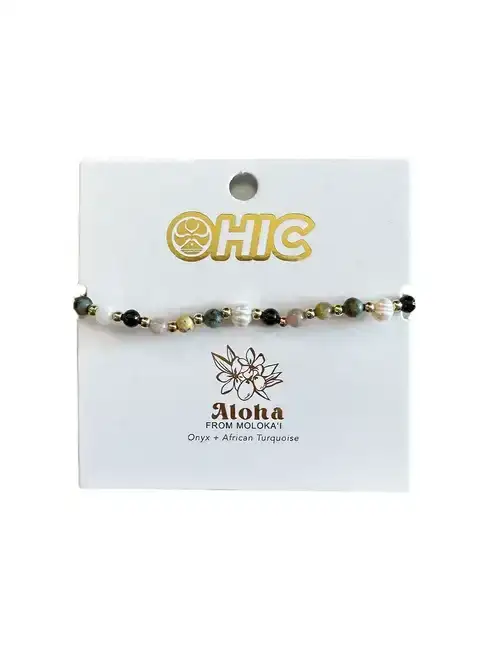 Lotus & Luna x HIC 4mm Molokai Healing Bracelet