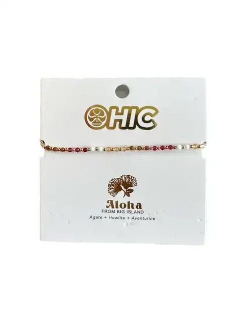 Lotus & Luna x HIC 2mm Big Island Healing Bracelet