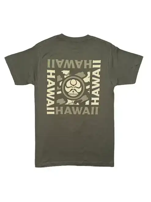 HIC Hawaii Camo Square Tee