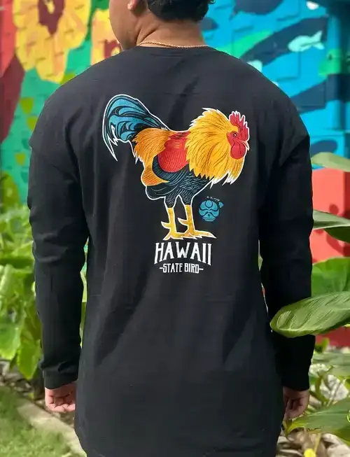 HIC HI State Rooster Long Sleeve Tee