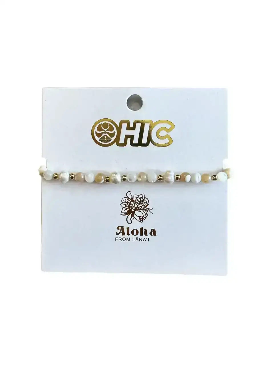 LOTUS & LUNA X HIC 4MM LANAI HEALING BRACELET