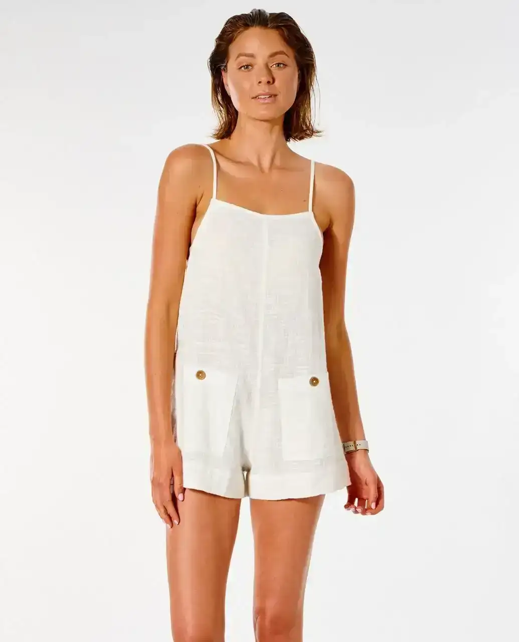 RIP CURL CLASSIC SURF ROMPER - WHITE