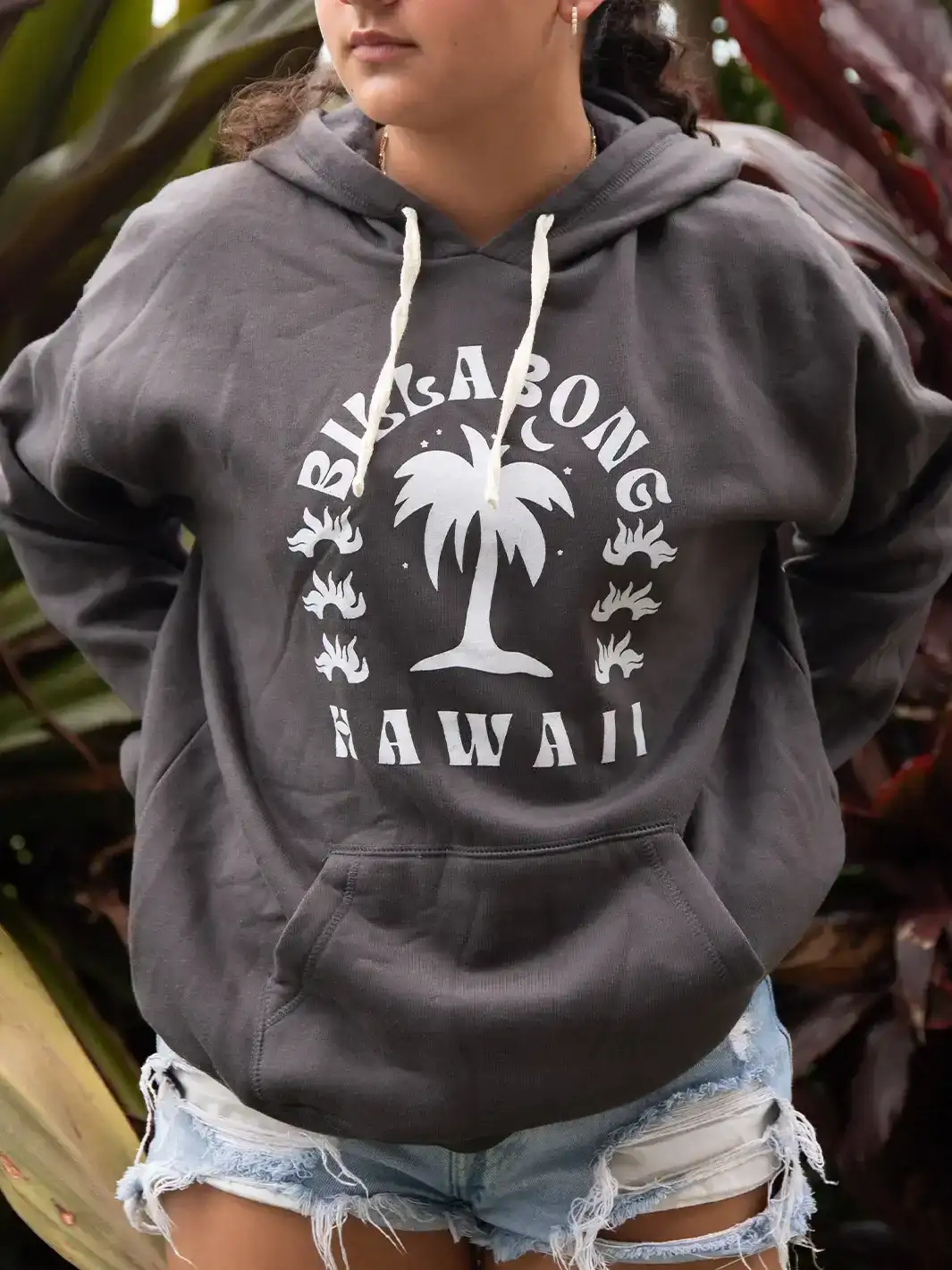 BILLABONG UNDER THE PALMS HAWAII HOODIE - BLACK