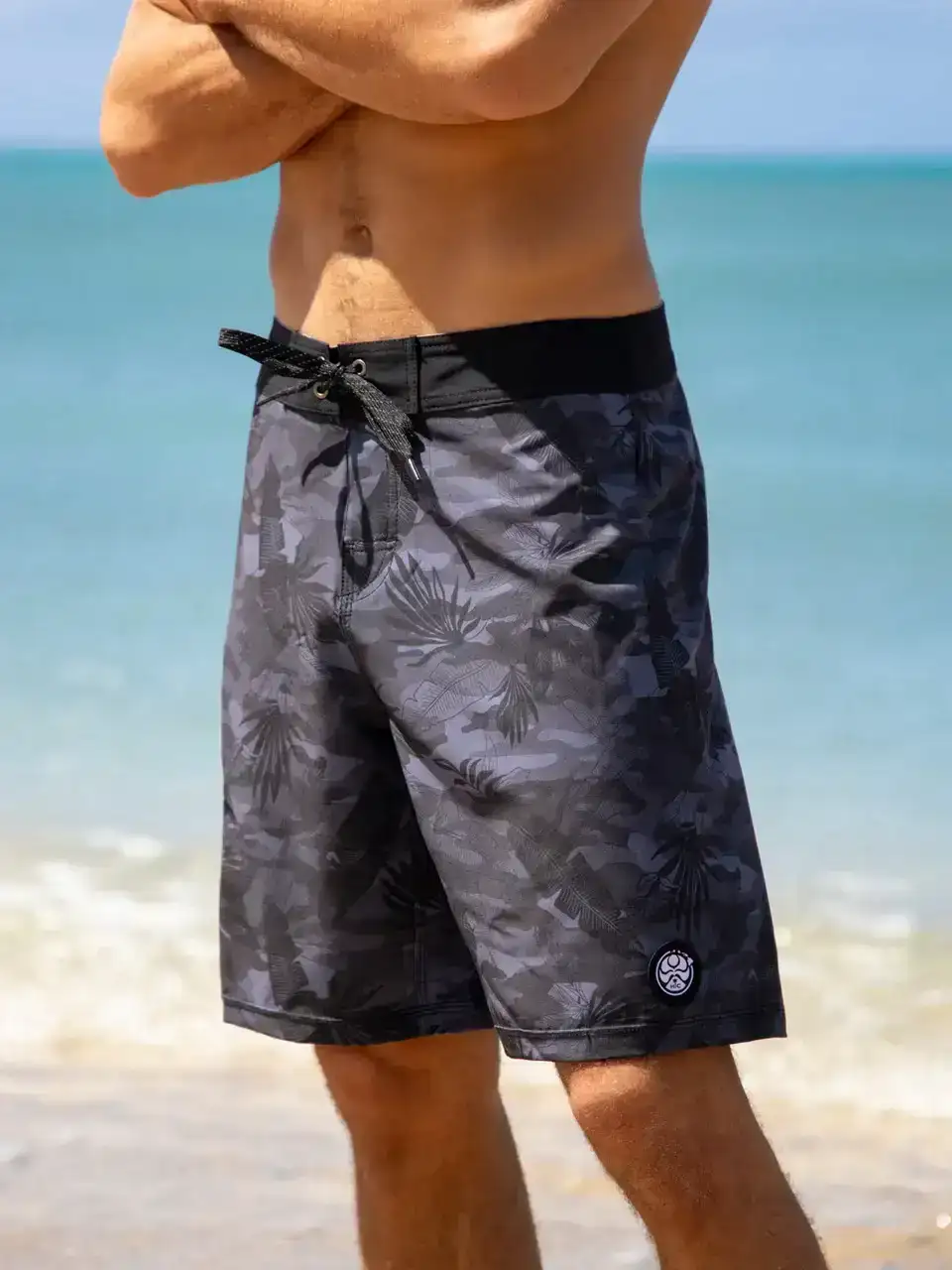 HIC REACT 20" BOARDSHORT - BLACK