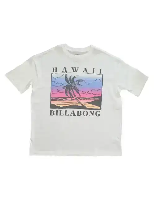 Billabong Sunset Palms Hawaii Oversized Women's Tee