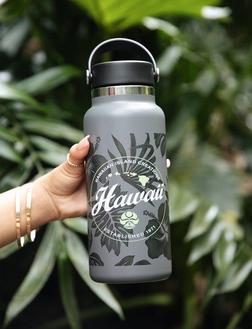 HIC 32oz Hawaii Nei Hydro Flask - Stone