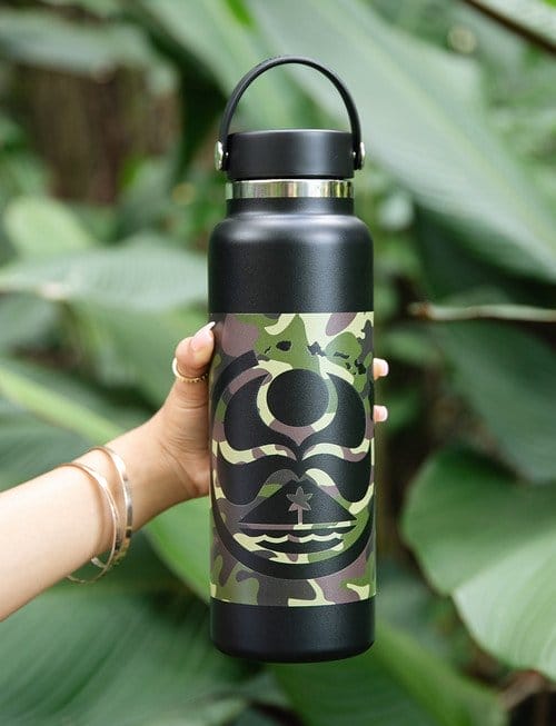 HIC 40oz Camo Dot Hydro Flask - Stone