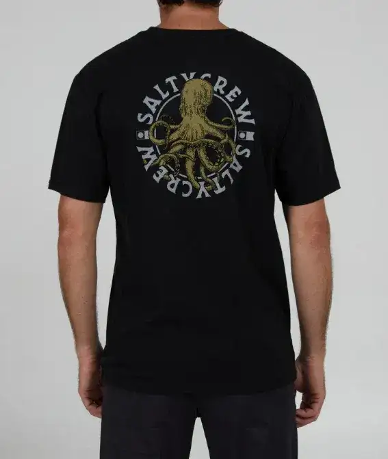 SALTY CREW TENTACLES TEE - BLACK