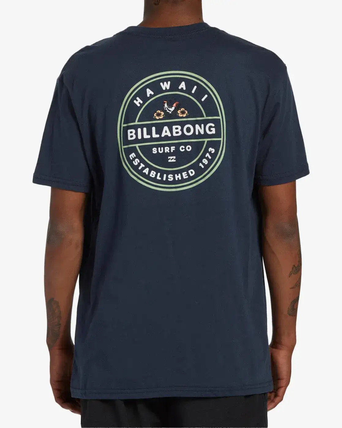 BILLABONG ROTOR HI TEE - NAVY