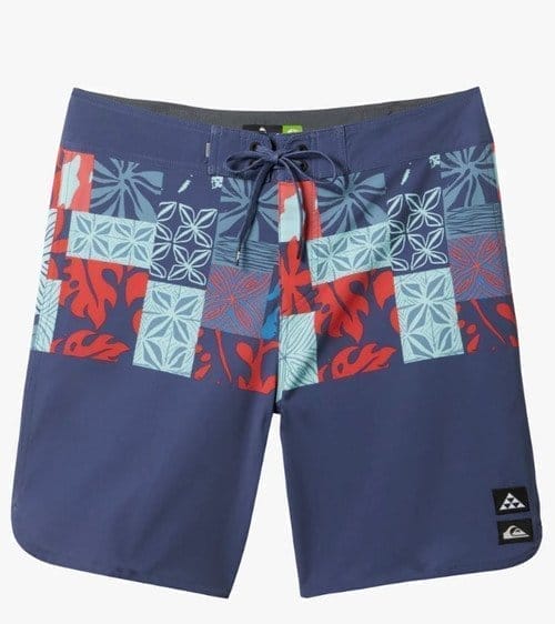 Quiksilver Surfsilk Hawaii Blocked 19 Boardshort - Blue