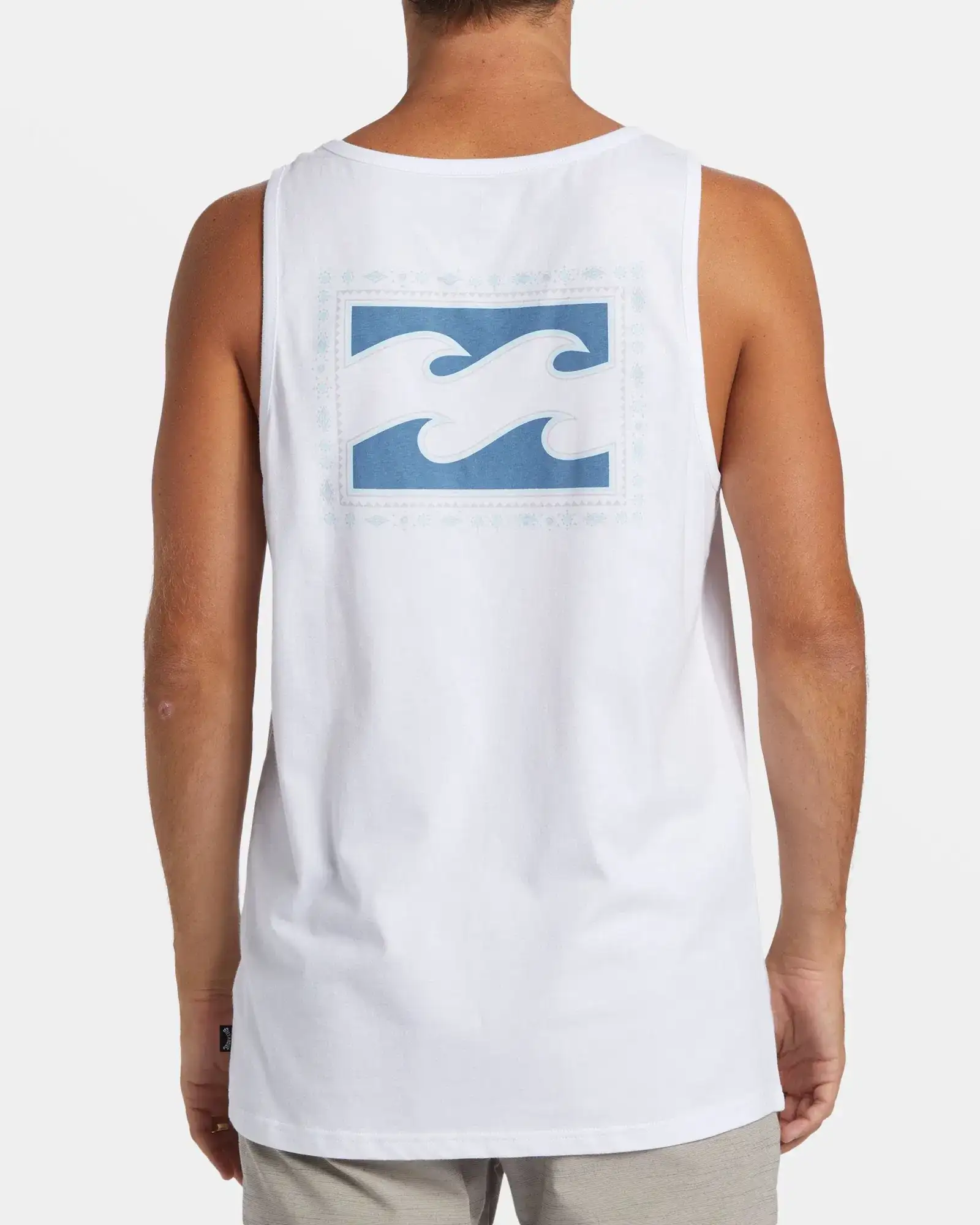 BILLABONG CRAYON WAVE TANK TOP - WHITE