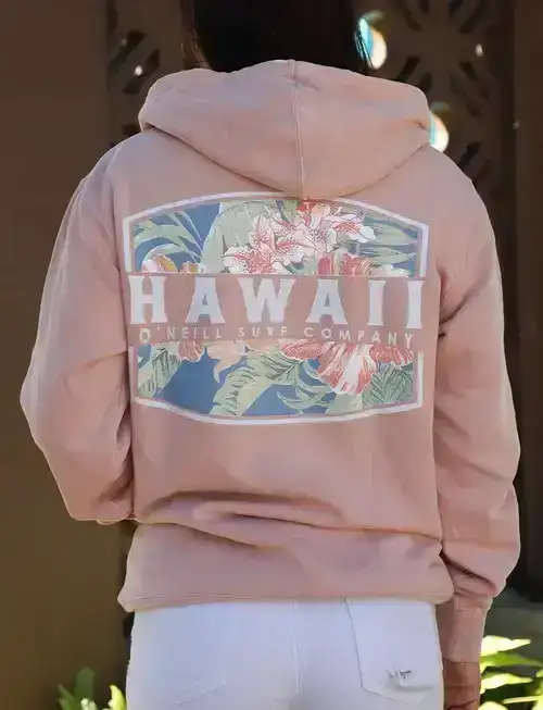 O'neill Hawaii Floral Womens Fleece - RDT