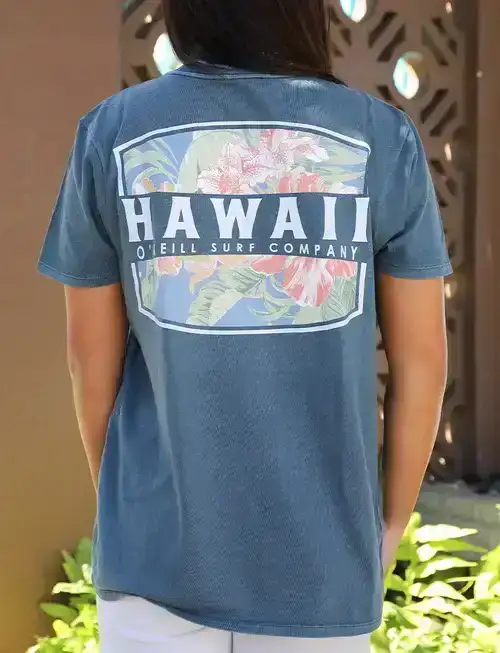 O'neill Hawaii Floral Womens Tee