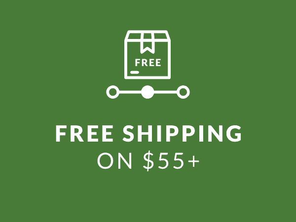 Free Shipping on Orders \\$55+