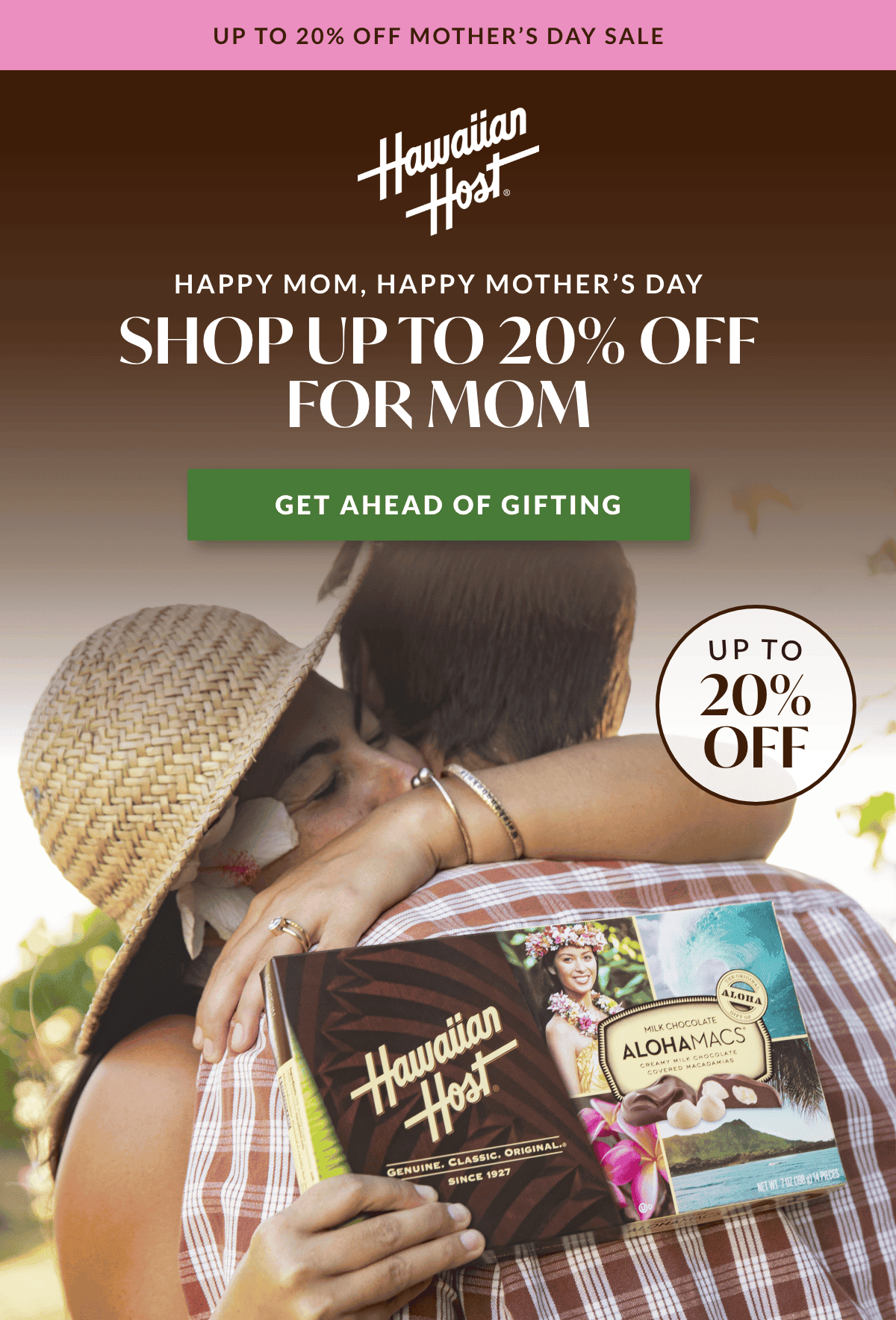 Shop up to 20% OFF for Mother's Day