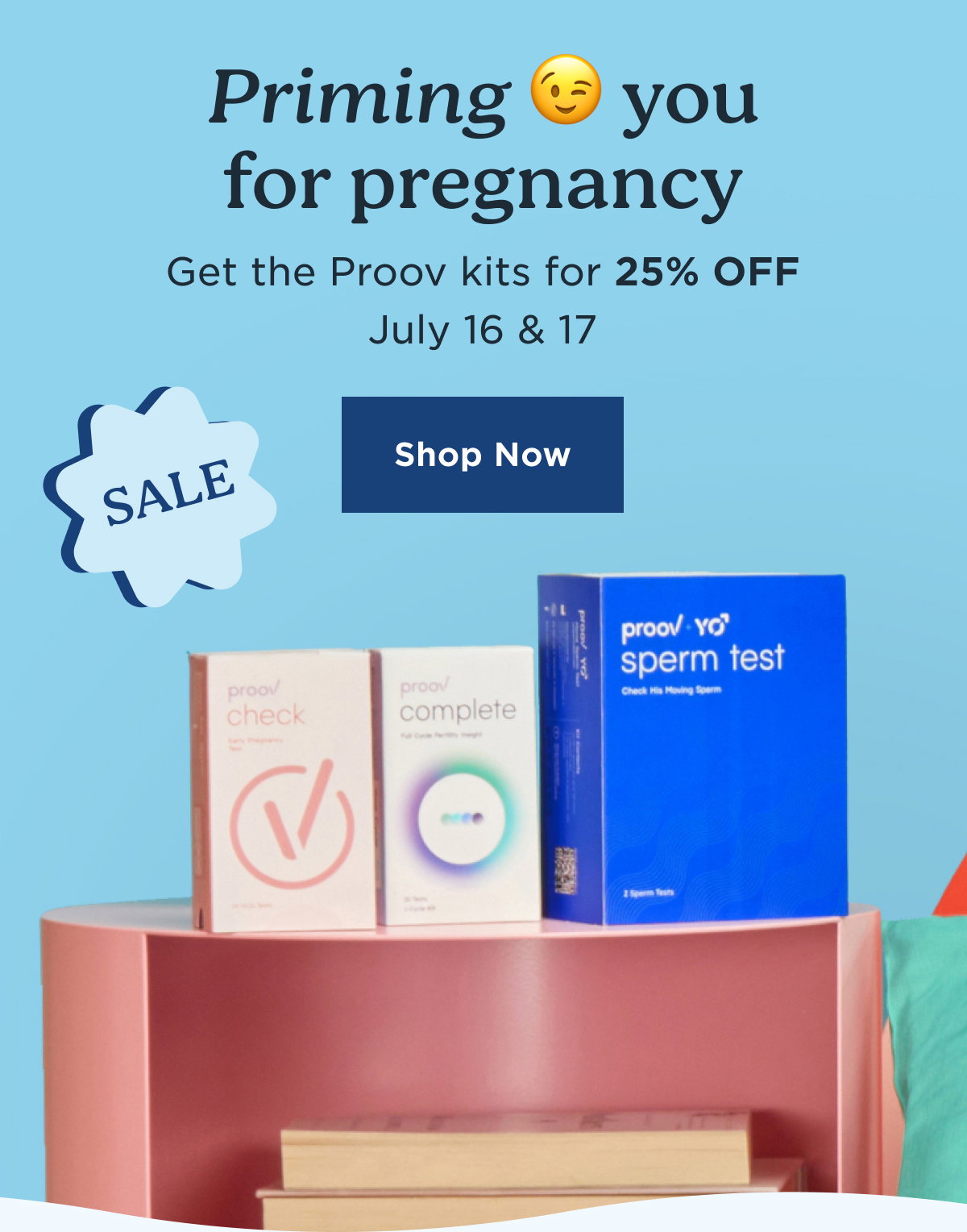 Priming you for pregnancy | Shop Now 