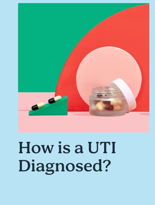 How is a UTI disgnosed?