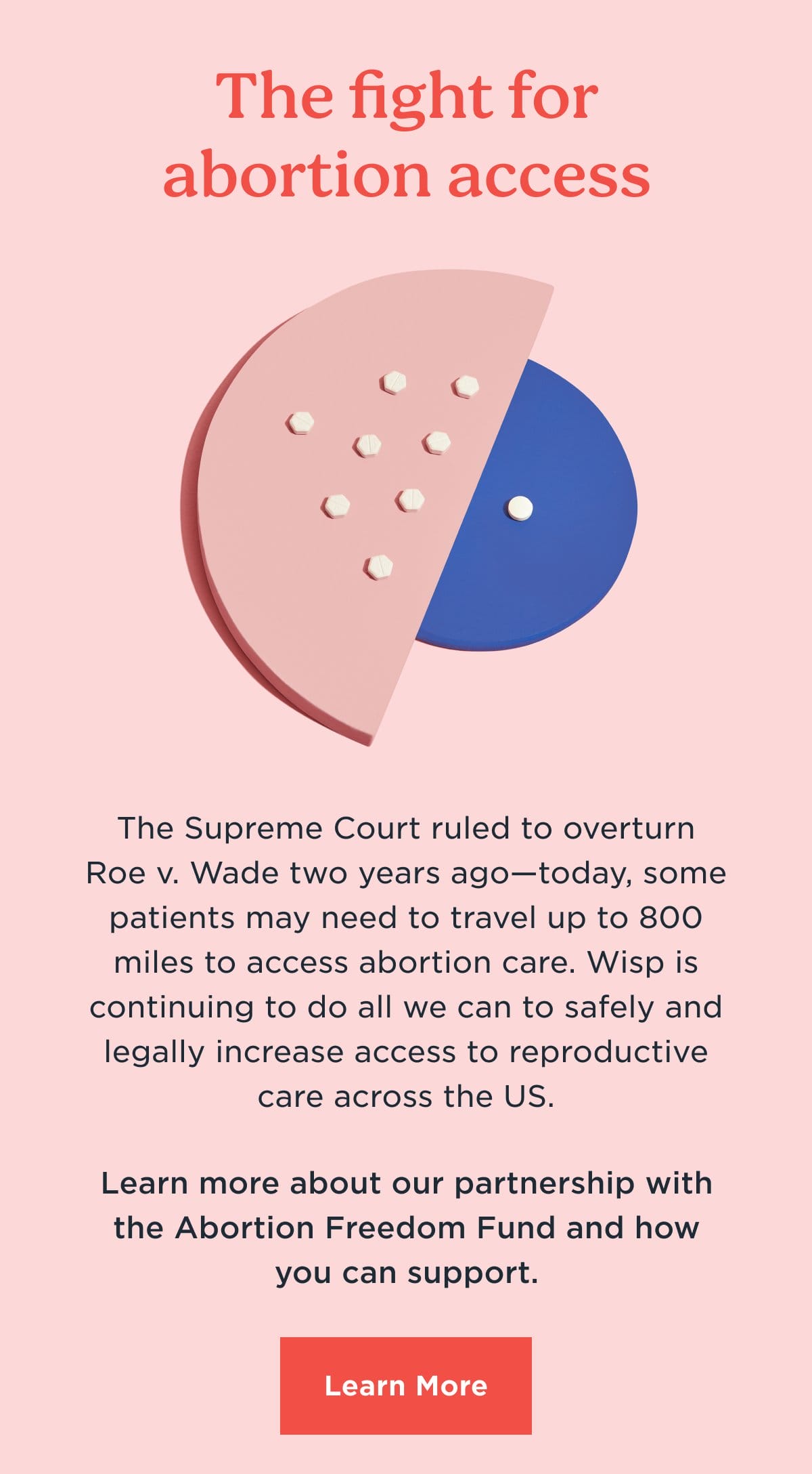 The fight for abortion access | Learn More