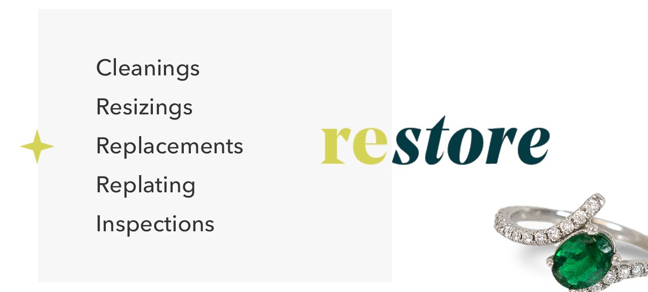 restore | Cleanings Resizings Replacements Replating Inspections