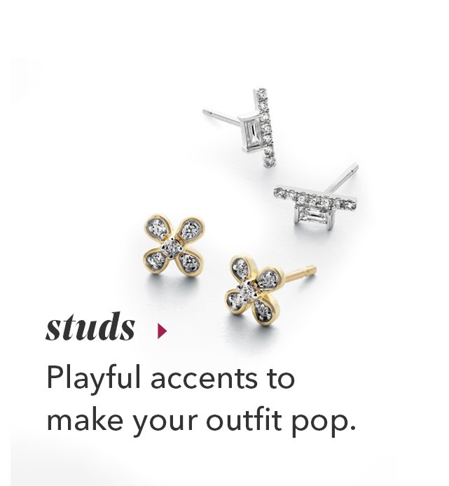 studs | Playful accents to make your outfit pop.