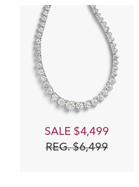 4 ct. tw. Diamond Necklace in 14K White Gold | SALE \\$4,499