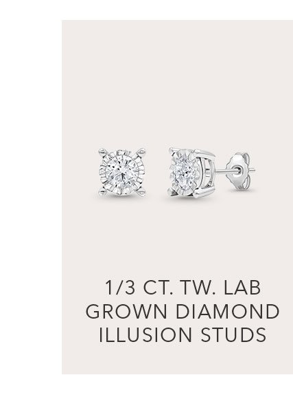 1/3 CT. TW. LAB GROWN DIAMOND ILLUSION STUDS