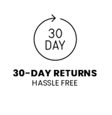 30-Day Returns, Hassle Free