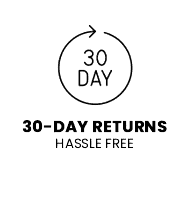 30-Day Returns, Hassle Free