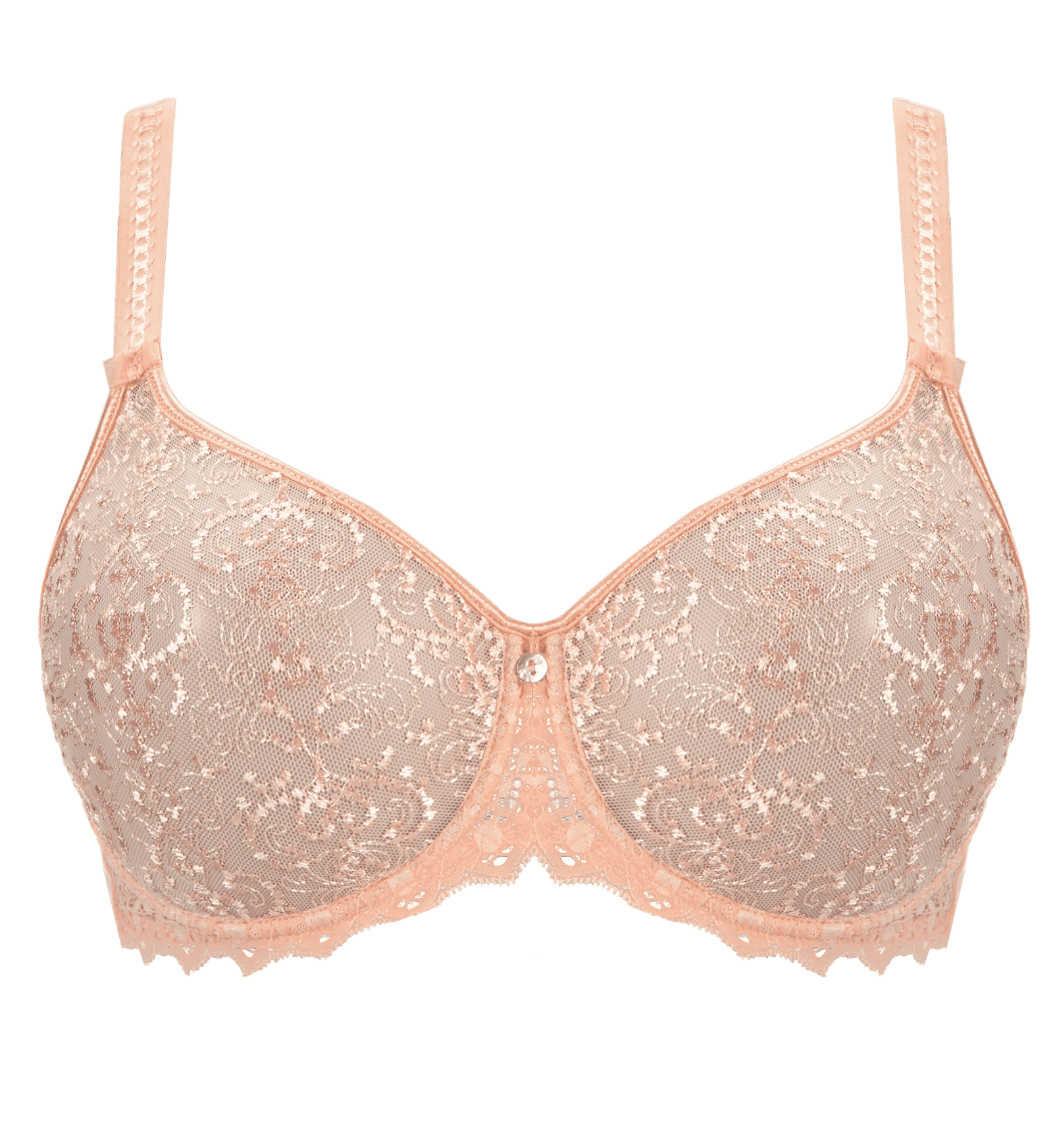 Cassiopee Seamless Embroidery Full Cup Bra