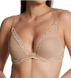 Image of Feathers Contour Plunge Bra