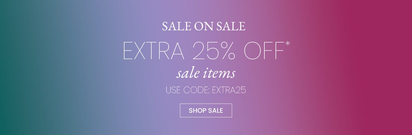 Extra 25% off Sale on Sale