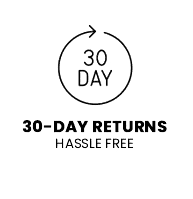 30-Day Returns, Hassle Free