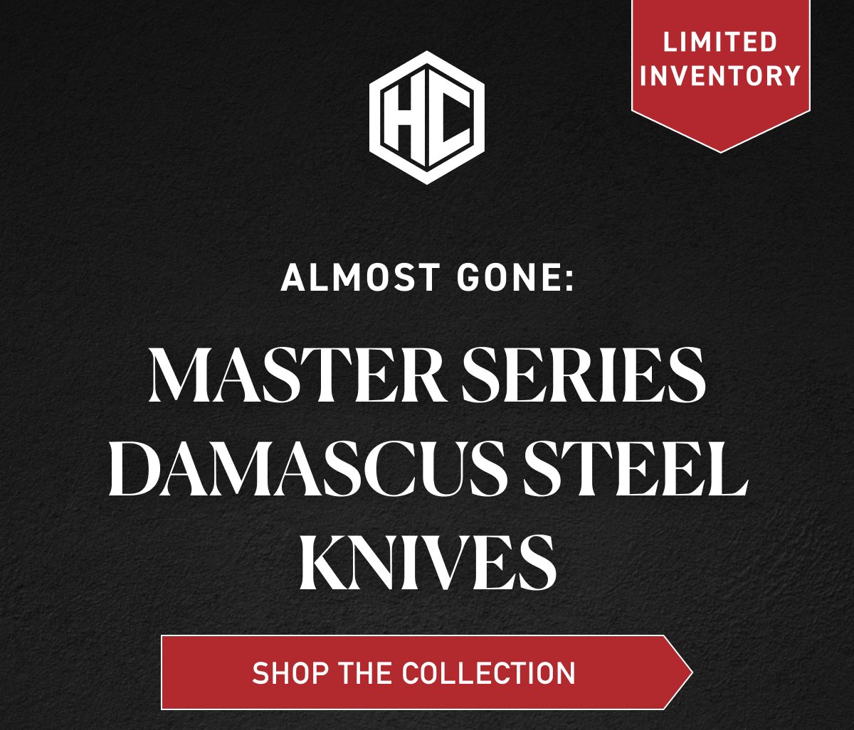 Almost Gone: Master Series Damascus Steel Knives [SHOP THE COLLECTION]