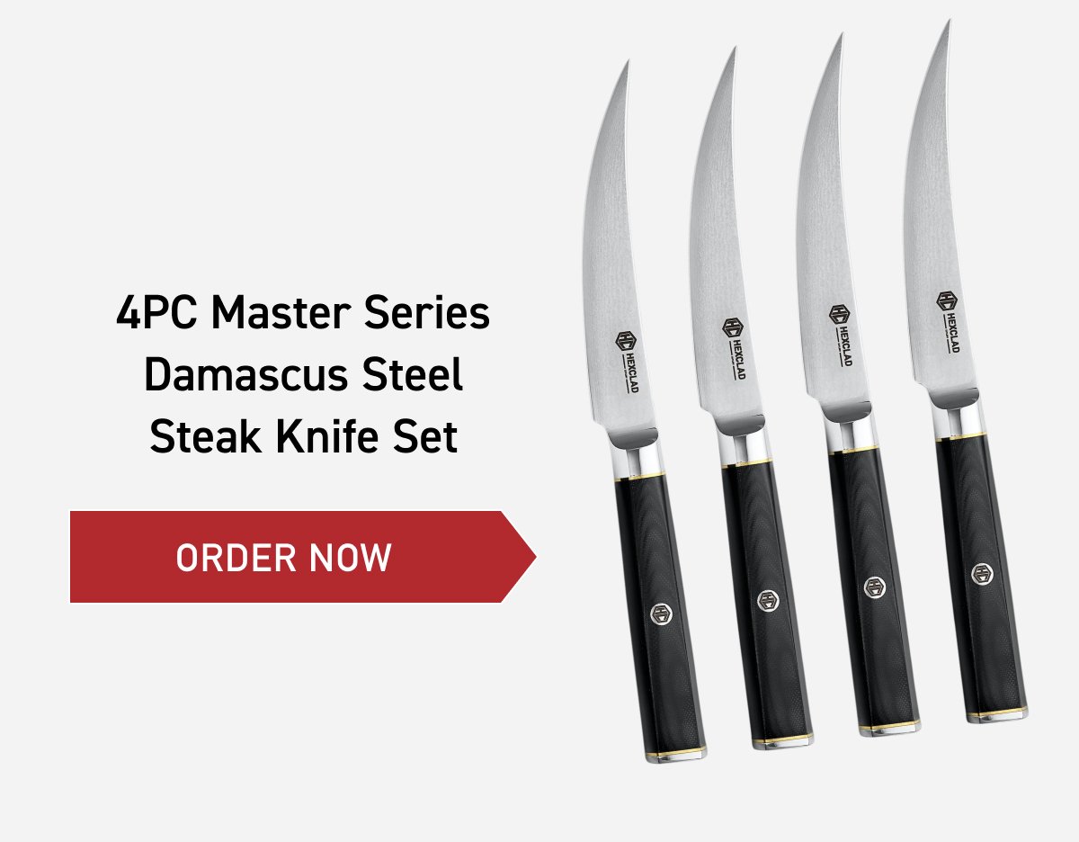 4PC Masters Series Damascus Steak Knife Set [ORDER NOW]