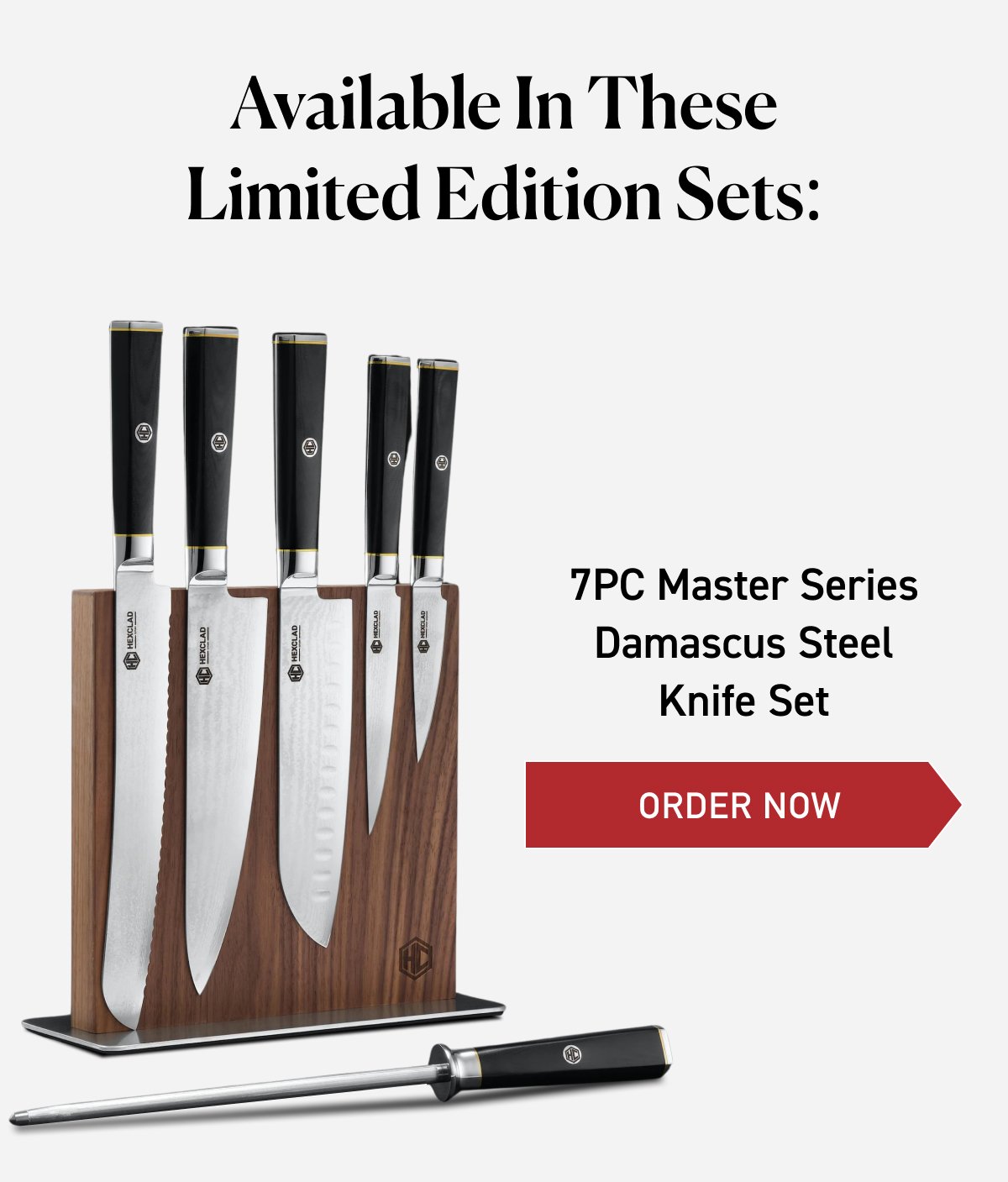 7PC Masters Series Damascus Steel Knife Set [ORDER NOW]