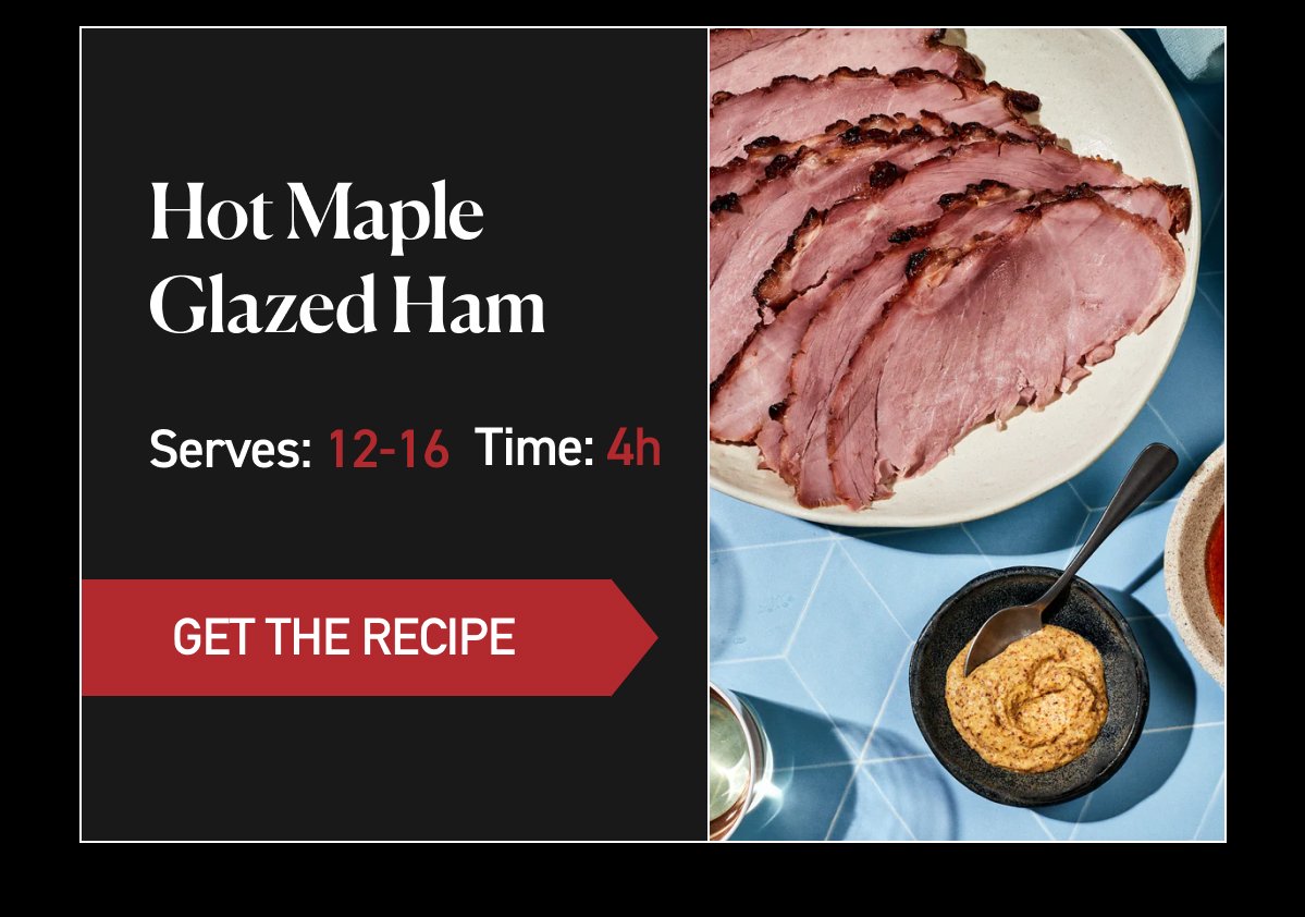 Hot Maple Glazed Ham