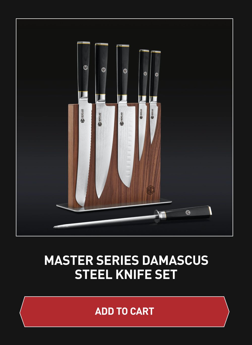 Master Series Damascus Steel Knife Set [ADD TO CART]