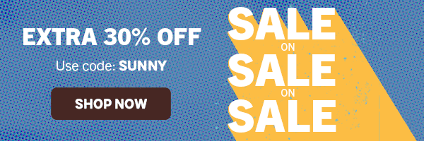 Footer Banner: EXTRA 30% OFF SALE STYLES