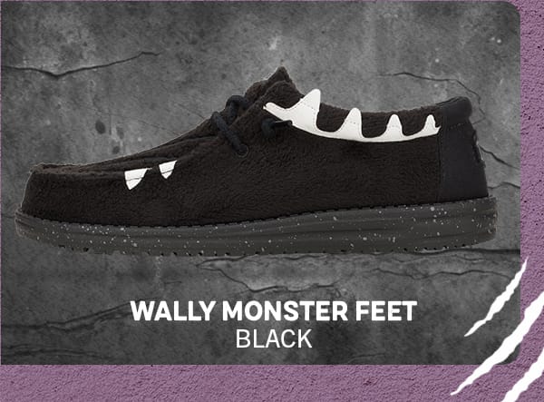 Wally Monster Feet - Black