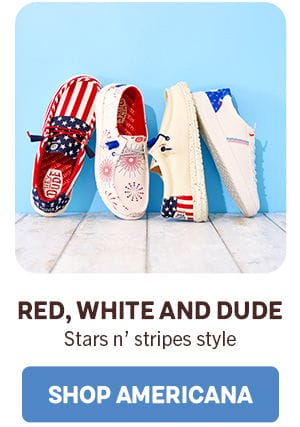 Headline: Red, White and Dude