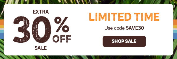 Footer Banner: SHOP EXTRA 30% OFF SALE