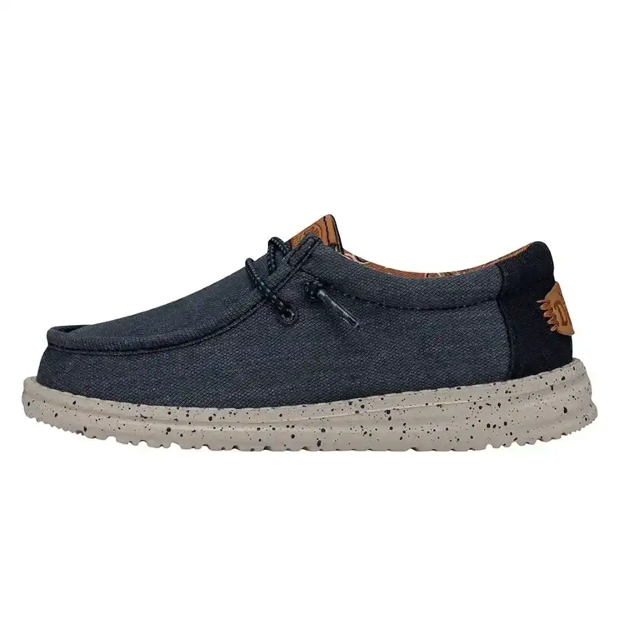 Image of Wally Youth Washed Canvas - Navy